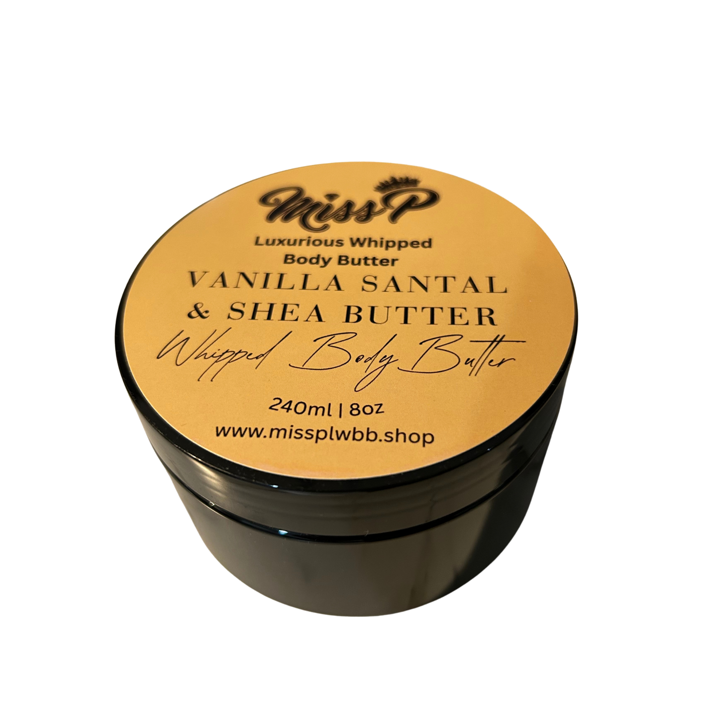 Miss P Luxurious Vanilla Santal & Shea Butter Scented Whipped Body Butter