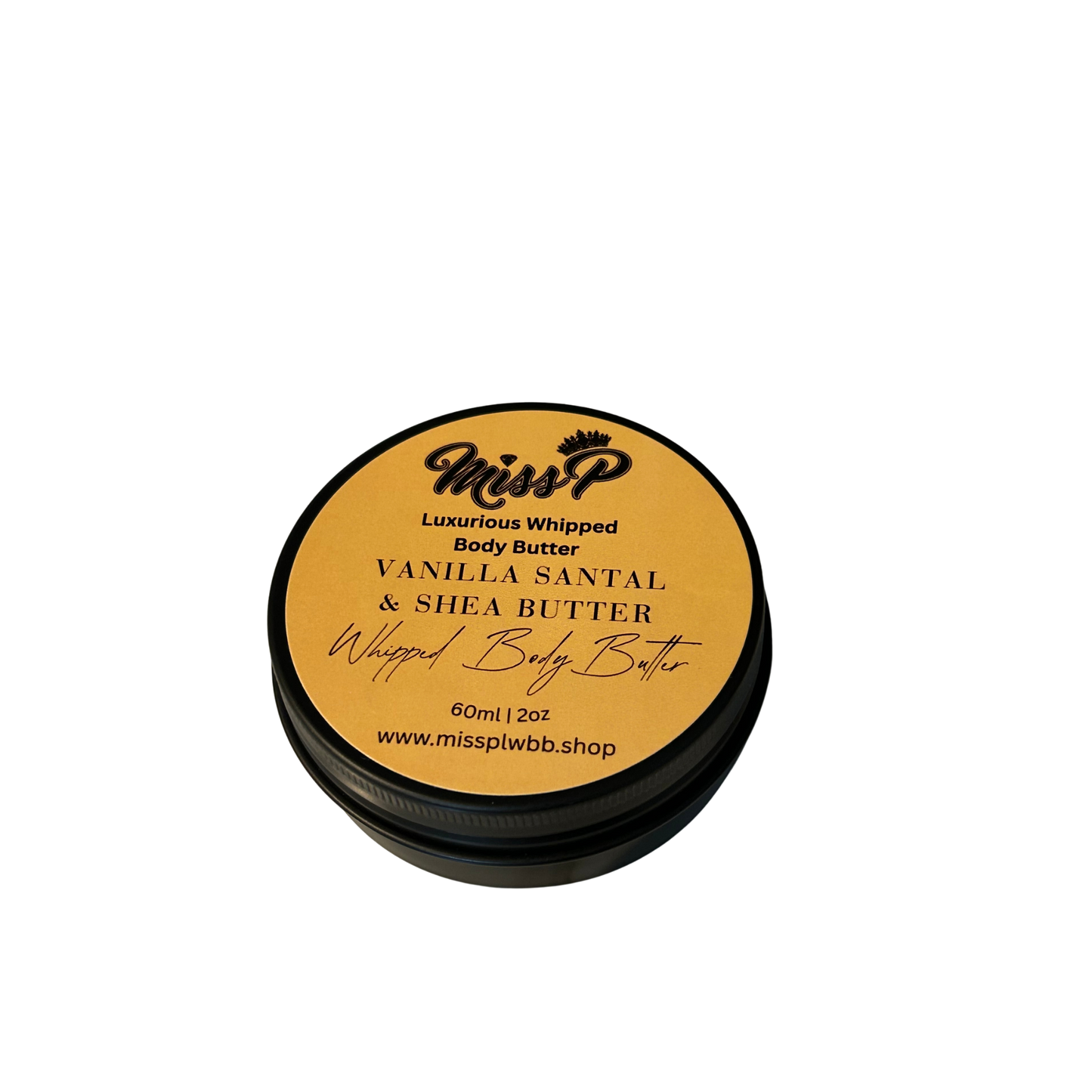 Miss P Luxurious Vanilla Santal & Shea Butter Scented Whipped Body Butter