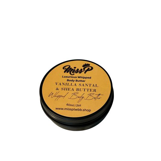 Miss P Luxurious Vanilla Santal & Shea Butter Scented Whipped Body Butter